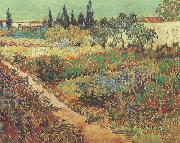 Vincent Van Gogh, Flowering Garden with Path (nn04)